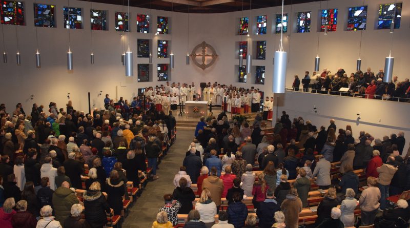 Innenrenovierung des Putzes in unserer Pfarrkirche St. Birgid
