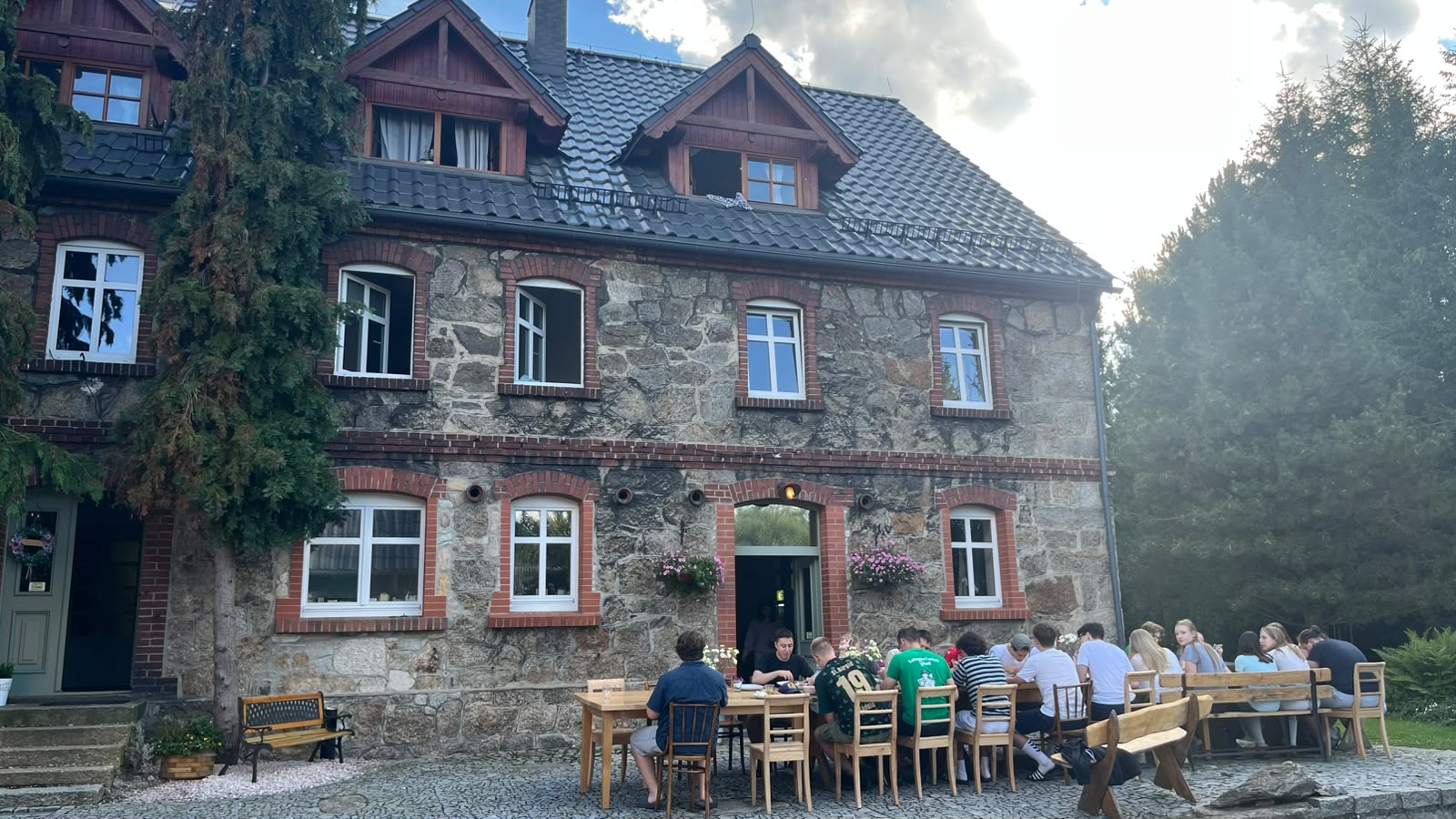 Essen vorm Haus