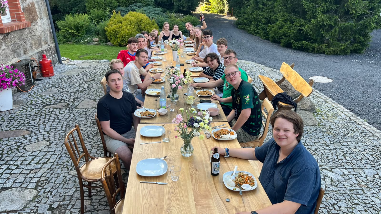 Essen vorm Haus